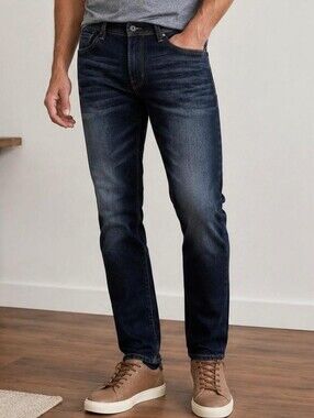 NWOT Men's Slim Fit Dark Wash Jeans MBX Denim 32x30